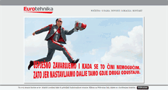 Desktop Screenshot of eurotehnika.hr