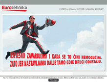 Tablet Screenshot of eurotehnika.hr